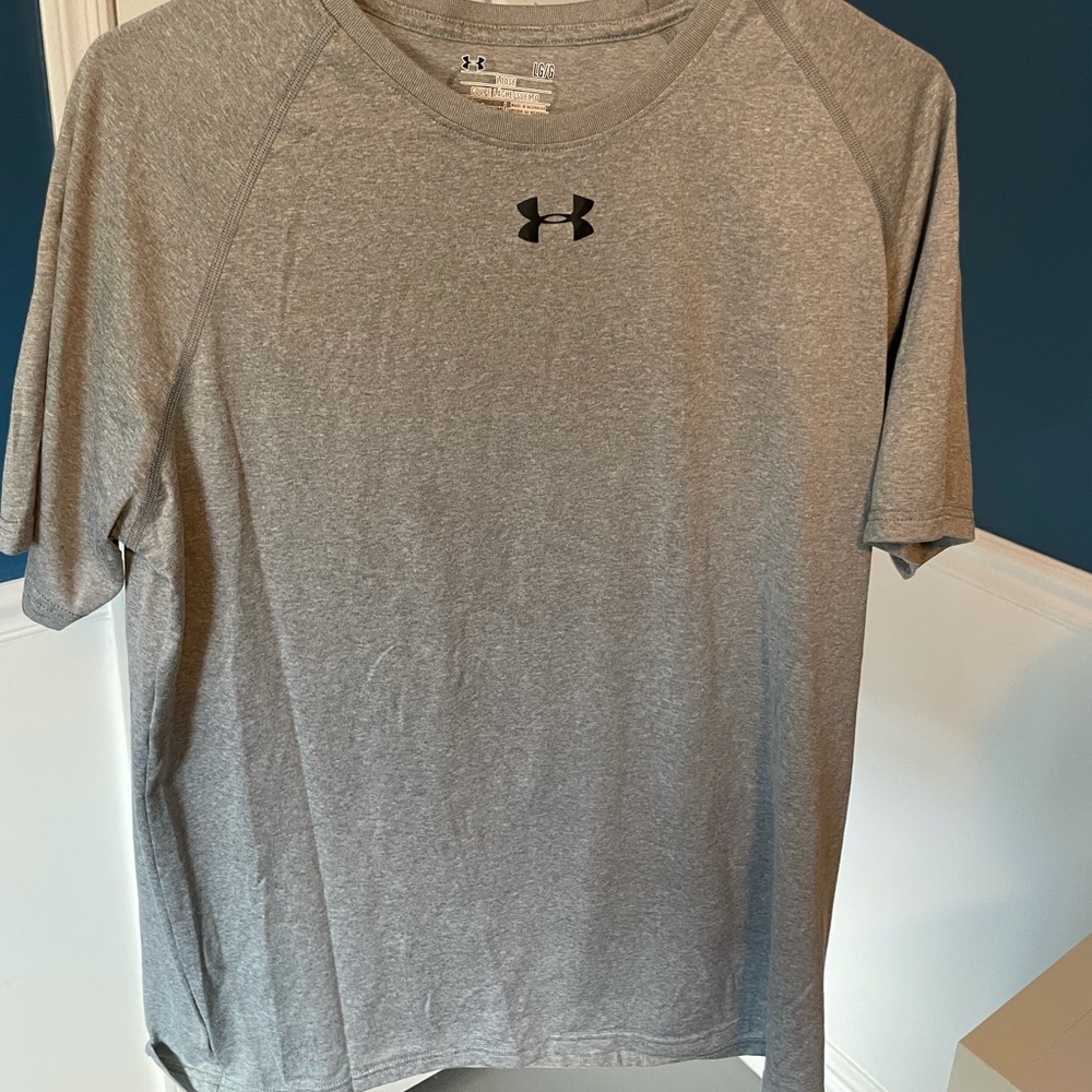 Under Armour Men’s T-Shirt, L, Gray